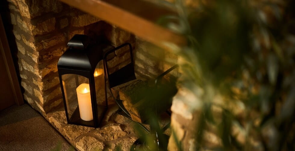 Robin Cottage fireplace